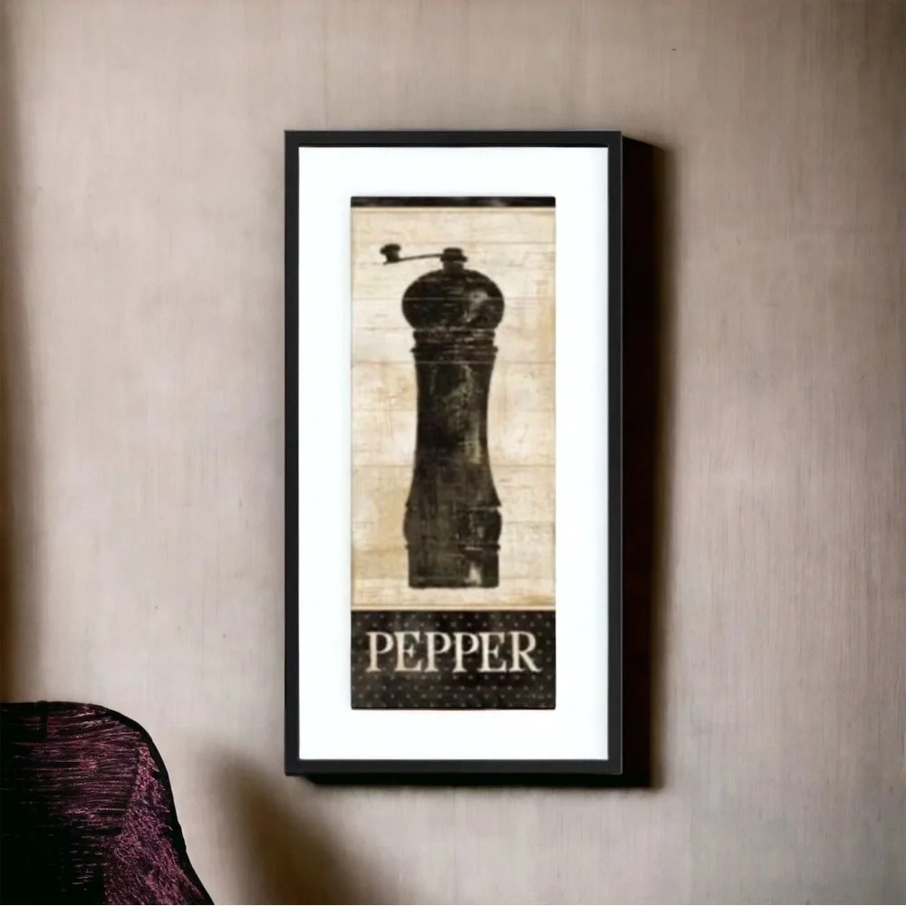 Framed Pepper Print by Daphne Brissonnet